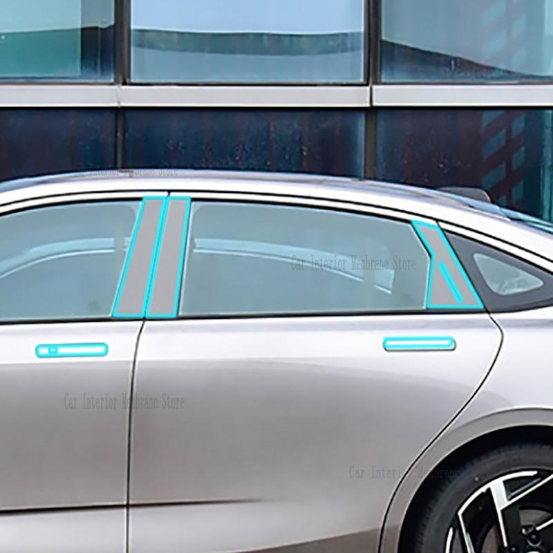 For Changan Lamore 2024 A/B/C-Pillars Car Exterior Automobile Pillar Anti-scratch TPU Film Protect Protective Film