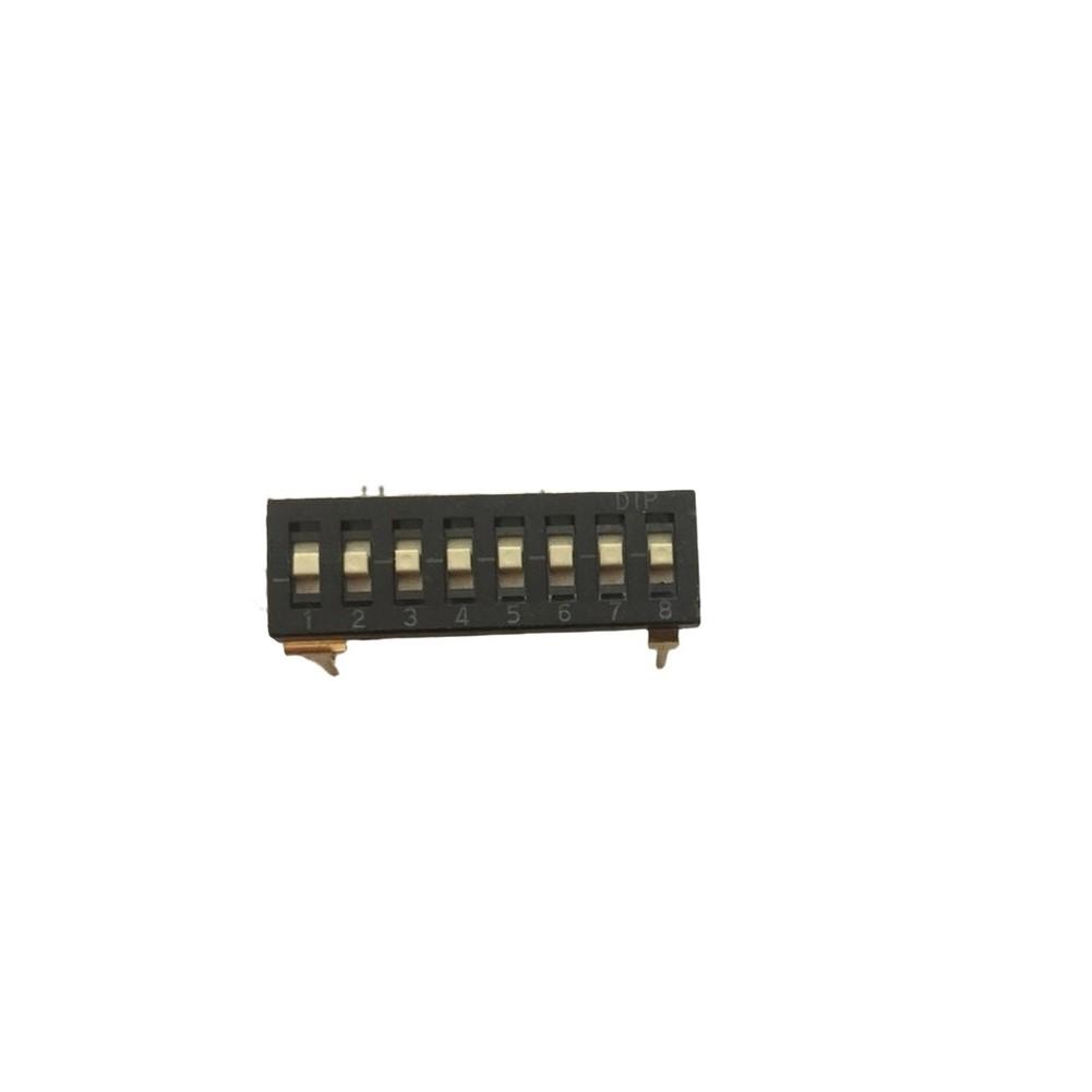 5Pcs 8-bit DIP Switches 3-position Piano Key Type Switches 2.54mm Pitch Circuit Breakers And Isolating Switches