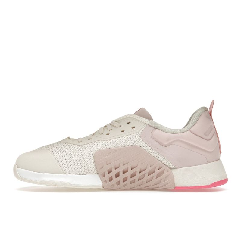 Adidas Dropset 3 Chalk Semi Pink Spark Damesneakers Krem Kritt-Hvit Jern-Metallisk ID8635