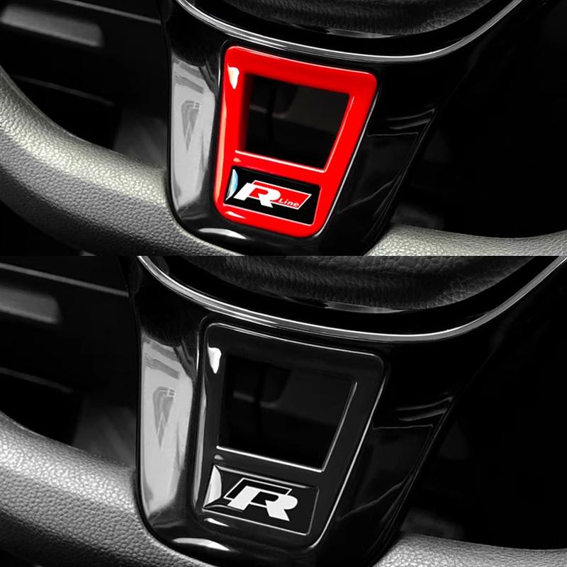 Adesivo Decorativo per Volante W138 per Volkswagen Rline Jetta Golf 7 8 Passat Bora Tiguan L T-roc Lavida Santana Tayron CC POLO