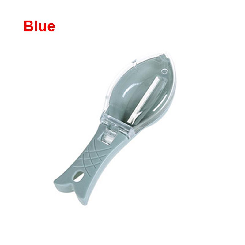 1PCS Plastic Fish Scales Scraper Fish Skin Brush Scraping Fishing Scale Brush Graters Remove Fish Knife Cleaning Peeler Scaler Scraper