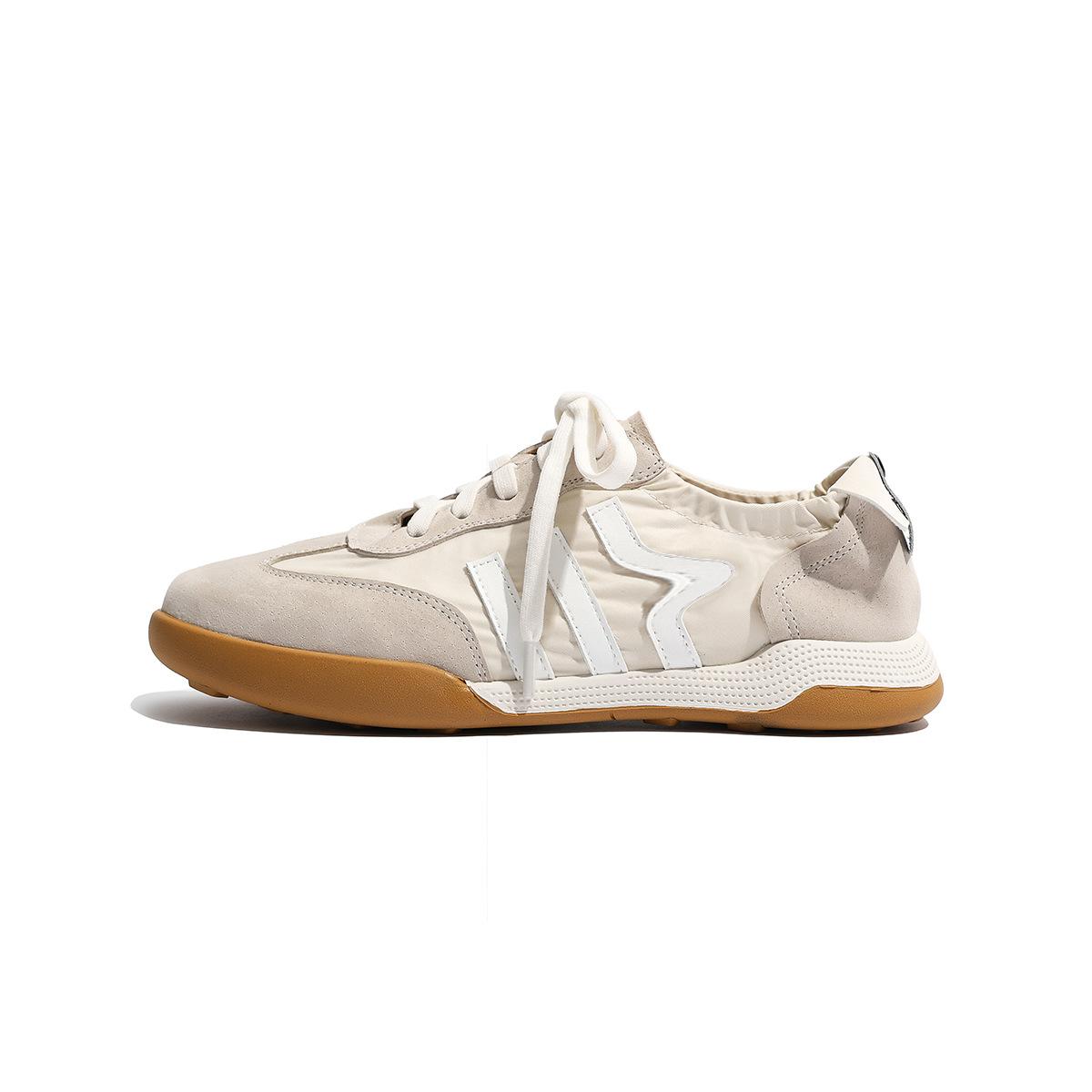 

Dexun shoes leather biscuit shoes little white shoes women s Korean version 2025 new Forrest Gump shoes soft-soled sports shoes casual board shoes 35