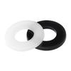 Black & White Nylon Flat Rubber Insulating Washer Set - M2-M24