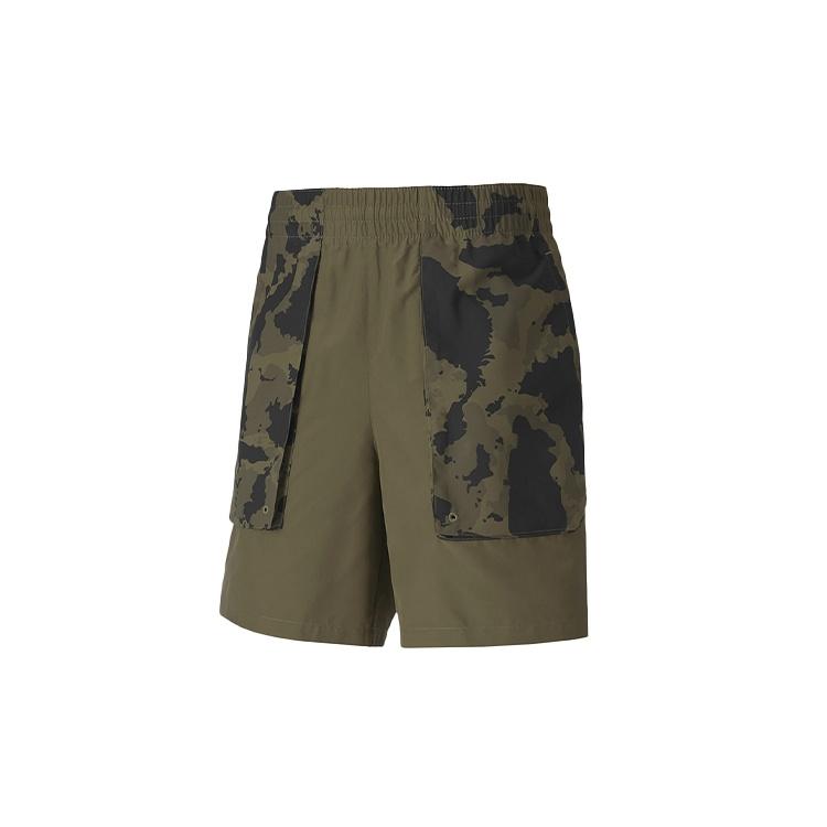 PUMA X First Mile Trendy Casual Shorts Olivegreen Men s 519027-02 S
