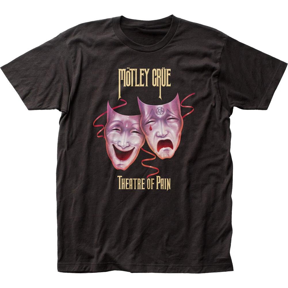 Motley Crue Theater Of Pain T Shirt Mens Rock And Roll Music Band Tee New Black
