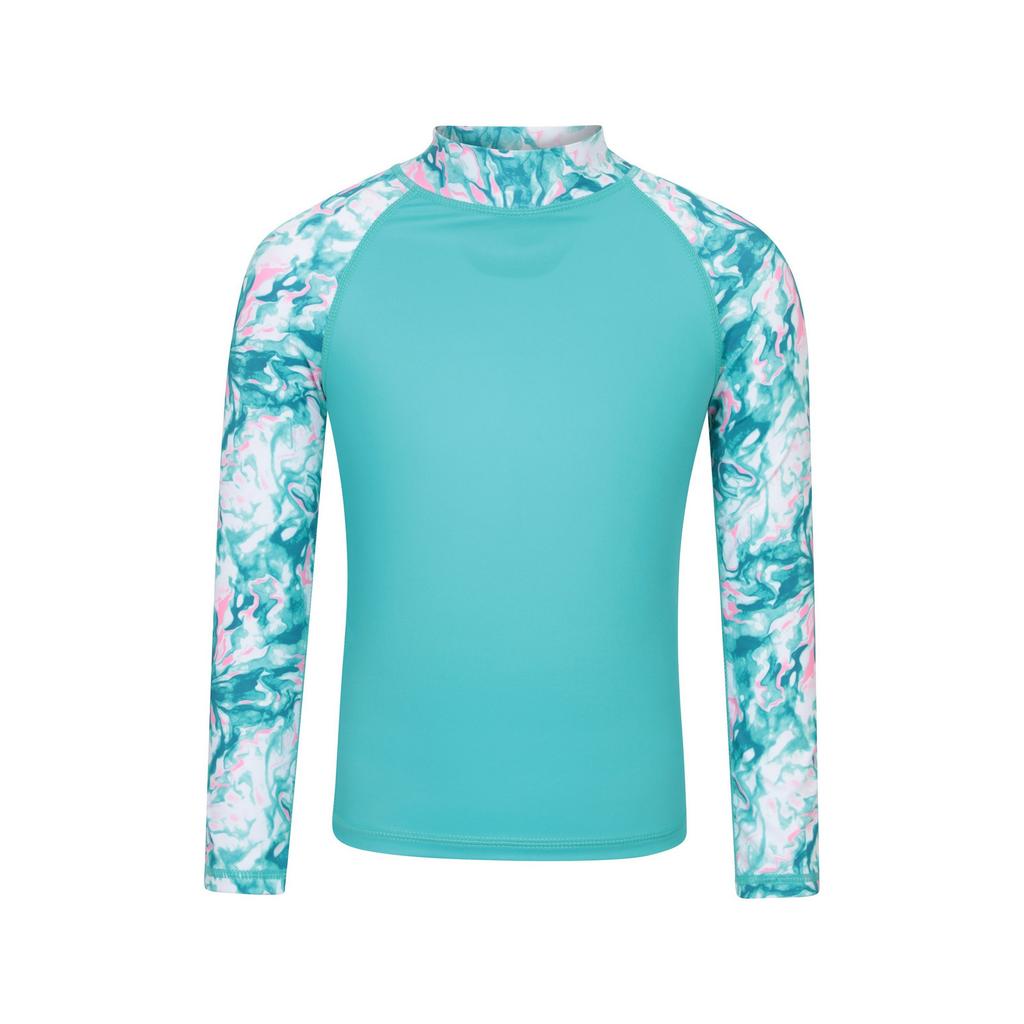 Mountain Warehouse Childrens/Kids Marble Effect Long-Sleeved Rash Guard