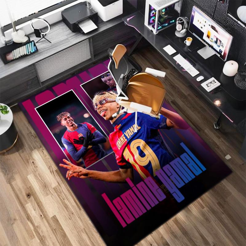FC Barcelona's Lamine Yamal Young Player of the Year carpet is suitable for living room and bedroom doormats office balcony decorative carpet 9