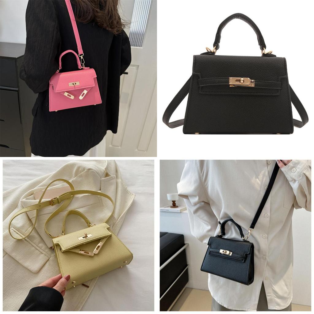 Retro Lässige Elegante Handtasche Damen 2024 Neue Koreanische Version Pendler Kleine Quadratische Tasche Mode Einzelne Umhängetasche