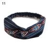 Fashion Women Chiffon Elastic Twist Cross Knotted Headband Hair Band Yoga Turban