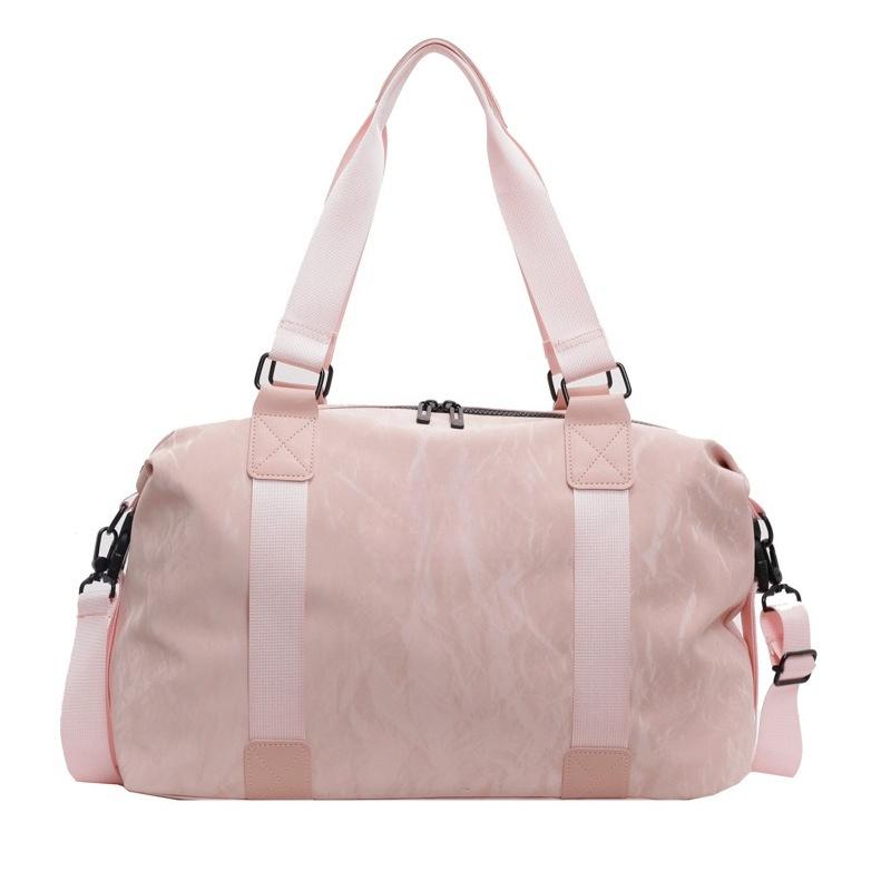 Dark Pattern Fashionable Simple Travel Portable Travel Bag Dry and Wet Separation Sports Gym Bag Can Be Used To Cover Pull Rod