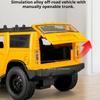 1:32 H2 Alloy Off Road Vehicle Diecast Model Toys Car Sound Light Pull Back Rubber Tire Doors Opened Models Children's Day Gifts