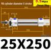 Corrosion Resistant Stainless Steel Pneumatic Cylinder 16-40mm/50-150mm