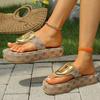Fashion Women Fashion Slippers 2025 New Beach Slippers Slip on Flat Flip Flops Luxury Flat Sandals Casual Designer Shoes Slides Women