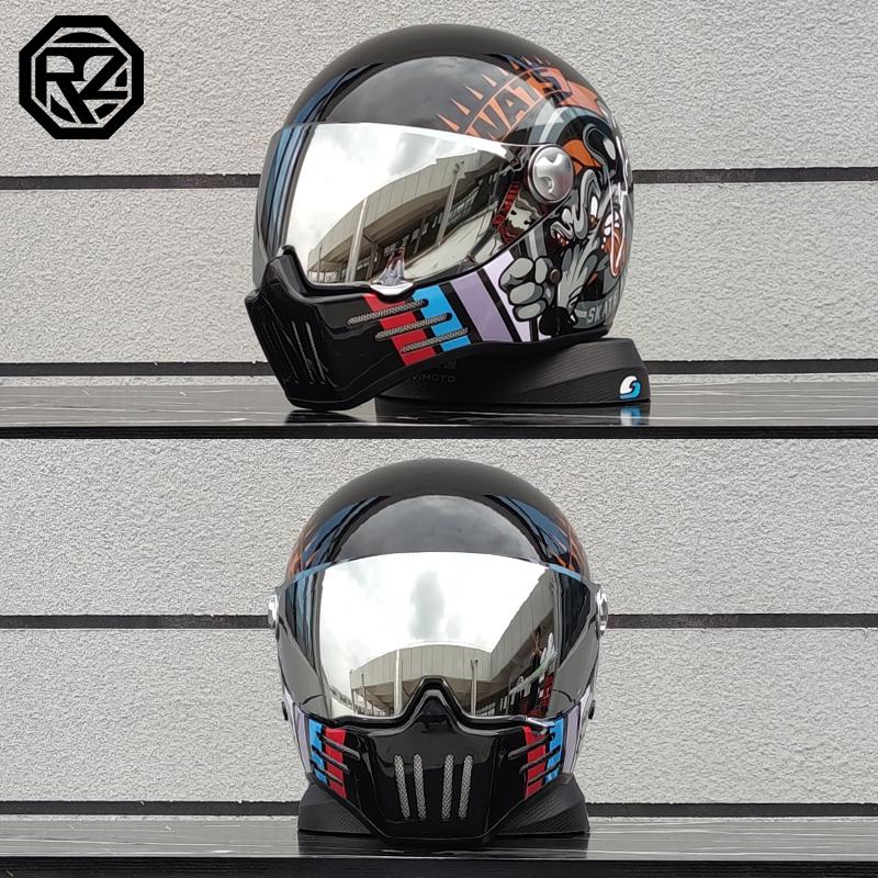 Motorcycle Helmet Full Face casco moto Helmet Vintage Chopper Retro Helmet capacete de motocicleta modular helmet DOT Approval
