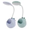 Small Desk Light with Pen Holder Comfortable Decorative Practical No Noise LED USB Small Table Lamp