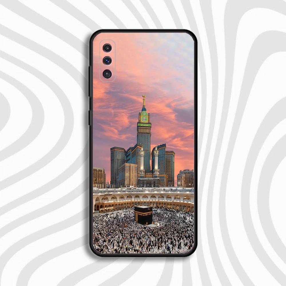Kaaba Mecca Makkah Phone Case For Samsung S 25,24,23,22,30,21,10,9,Ultra,Plus,Lite,FE,4,5 G Black Soft Case