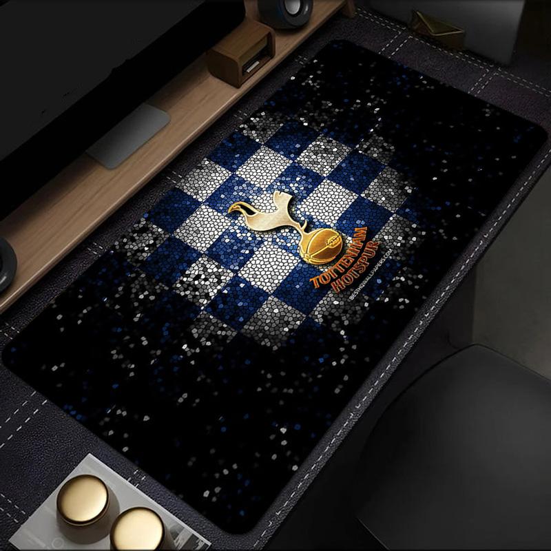 Tottenham Hotspur Crest mouse pad, rubber base, esports desk mat, mouse pad for gamers and office use, gaming desk , easy to clean mat