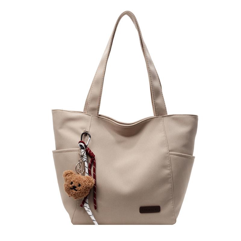 

Fashionable Large-capacity Tote Bag Casual and Simple Single-shoulder Crossbody Bag without pendant хакі