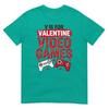 V Is For Video Games Funny Valentines Gamer Boy Unisex Kids Tshirt