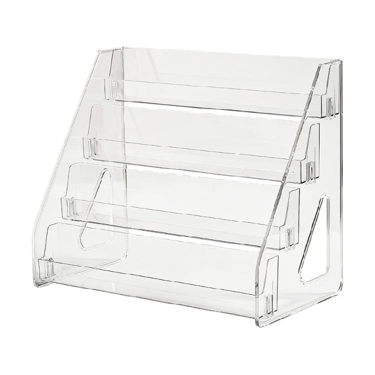 Clear Step Shelf Designed To Exhibits Anime Merchandise And Decorative Items