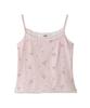 Furfur Flower Print Camisole RWCT252075 PNK Women's