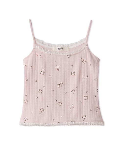 

Furfur Flower Print Camisole RWCT252075 PNK Women s розовый