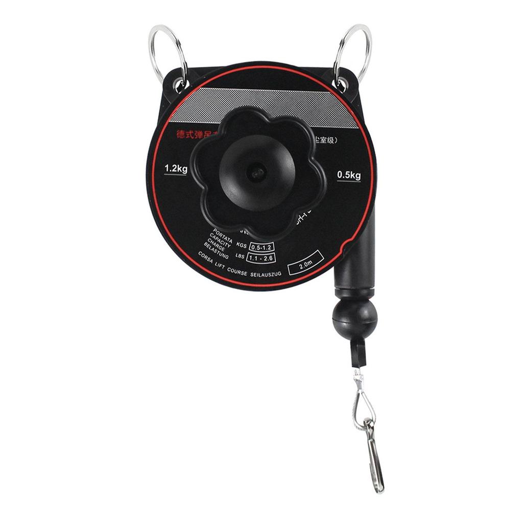 Durable Spring Balancer Retractable Hanging Holding Tool with Positioning Clamp for Industrial Work