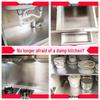 Oil-Proof, Moisture-Resistant, Self-Adhesive Aluminum Foil Stickers for Kitchen, Cupboards, Drawers, Wardrobes, and Shoe Cabinets.