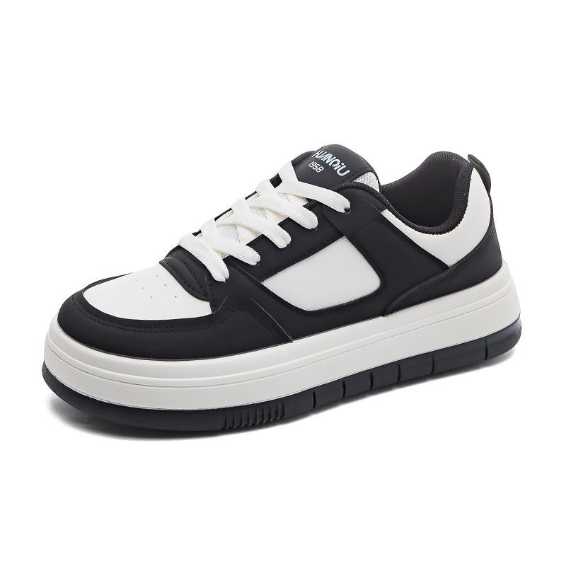 Global black and white panda casual 22 new summer thick-soled temperament breathable student board shoes