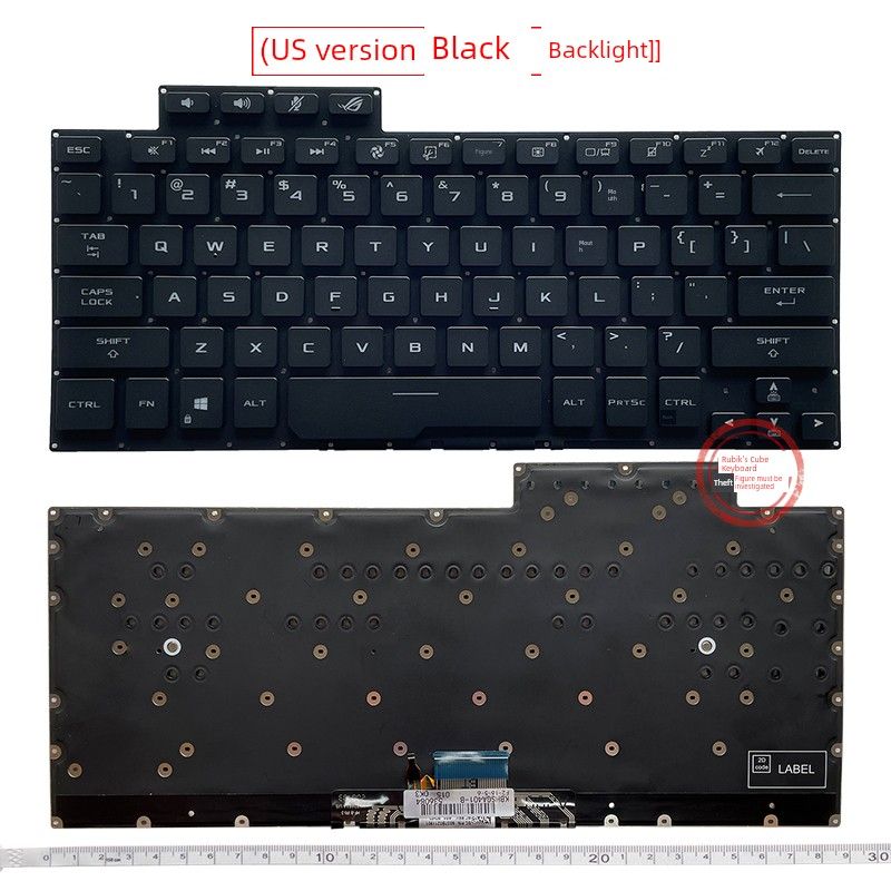 

Ru Applicable to Asus ASUS ROG Magic 14 Ga401 Keyboard Ga401u Ga401m/Q/I/IV/QM (With backlight/black) [new]]