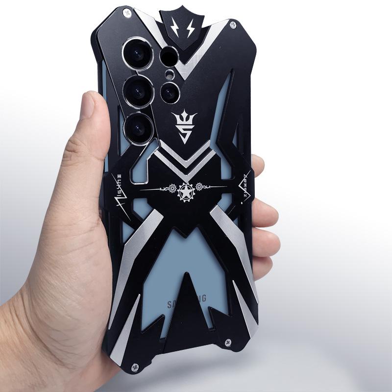 Dla Samsung Galaxy s25 ultra Zimon Luksusowe Nowe Wytrzymałe Pancerne Metalowe Aluminiowe Etui na Telefon Dla Samsung s25 s24 ultra Pokrowiec Funda
