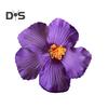 Women Hair Clip Vibrant Color Imitation Flower Decor Beach Vacation Hair Pin Party Wear Hair Accessory