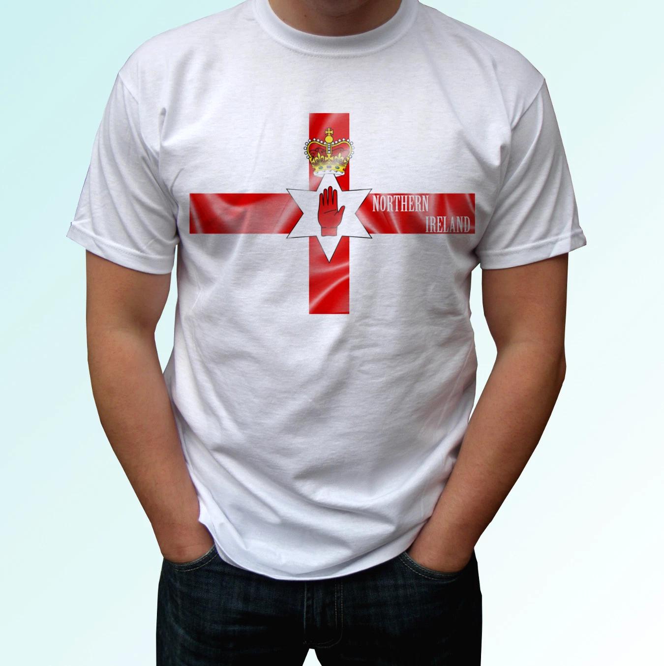 

Northern Ireland flag design white kids boys T-Shirt top tee - s s kids baby sizes 160