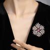 A Grand Court-style Floral Brooch for Women, Elegant and Fashionable Brooch, with A Light Luxury Design Sense