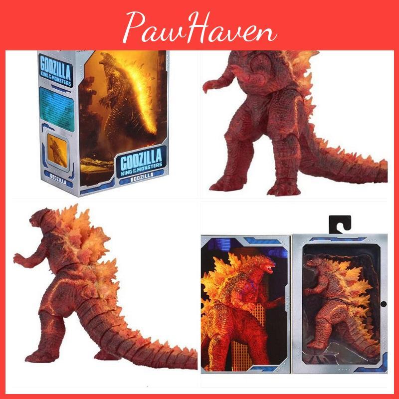 Exquisite Burning Godzilla Action Figures With Movable Joints For Display And Decoration