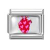 New Design Pink Planet Flower Cherry Eyes Butterfly Italian Charm Links Fit 9MM Stainless Steel Bracelet Jewelry DIY Making