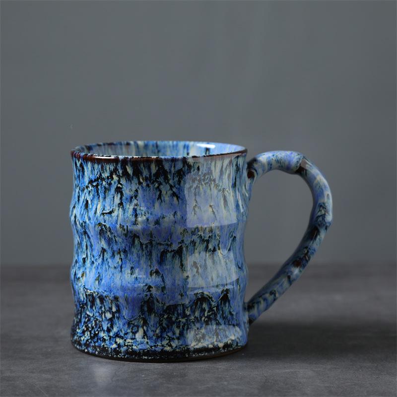 Large-Capacity Ceramic Kiln Change Water Cup Creative Coffee Cup Hot-Selling Ceramic Cup Creative Cup