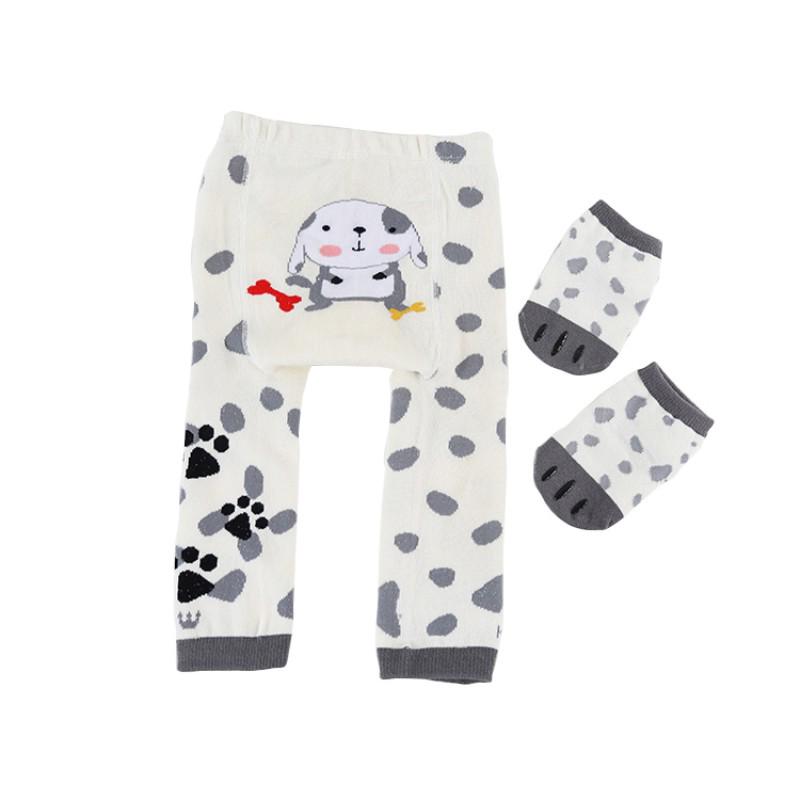 Unisex Baby Leggings Warmer Cotton PP Pants Trousers + Socks