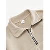 Men S Casual Vintage Half Zip Knit Sweater Loose Fit Long Sleeve Pullover