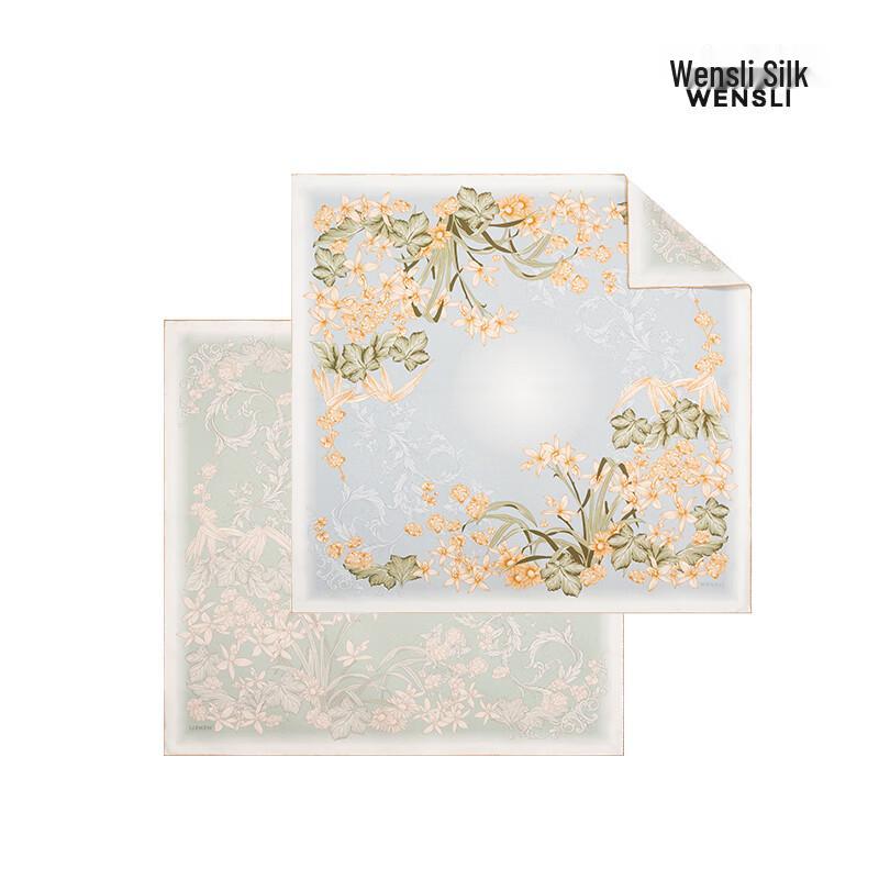 WENSLI Women's Elegant Breeze Mulberry Silk Scarf
