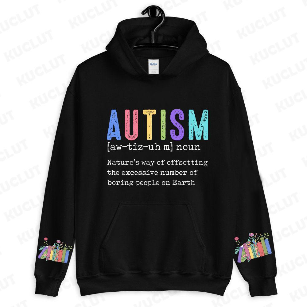 Autism Mom Hoodies Autism Awareness Hoodies Neurodivergent ADHD Sweatshirts Special Education Teacher Fashion Casual Hoodies