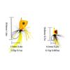 20pcs Fly Fishing Lures Fishing Popper Realistic Outdoor Fishing Lures with Hooks for Salmon Bass Pa