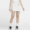 Nike SS24 Sportswear Tech Fleece Logo Print Comfortable High Waist Sports Knit Skirt Women Skirts Light-Gray FQ1853-013
