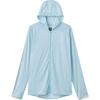 ICEDRY Hoodie Rash Guard Full Zip Ice Blue XL [Daiwa] DE-6125