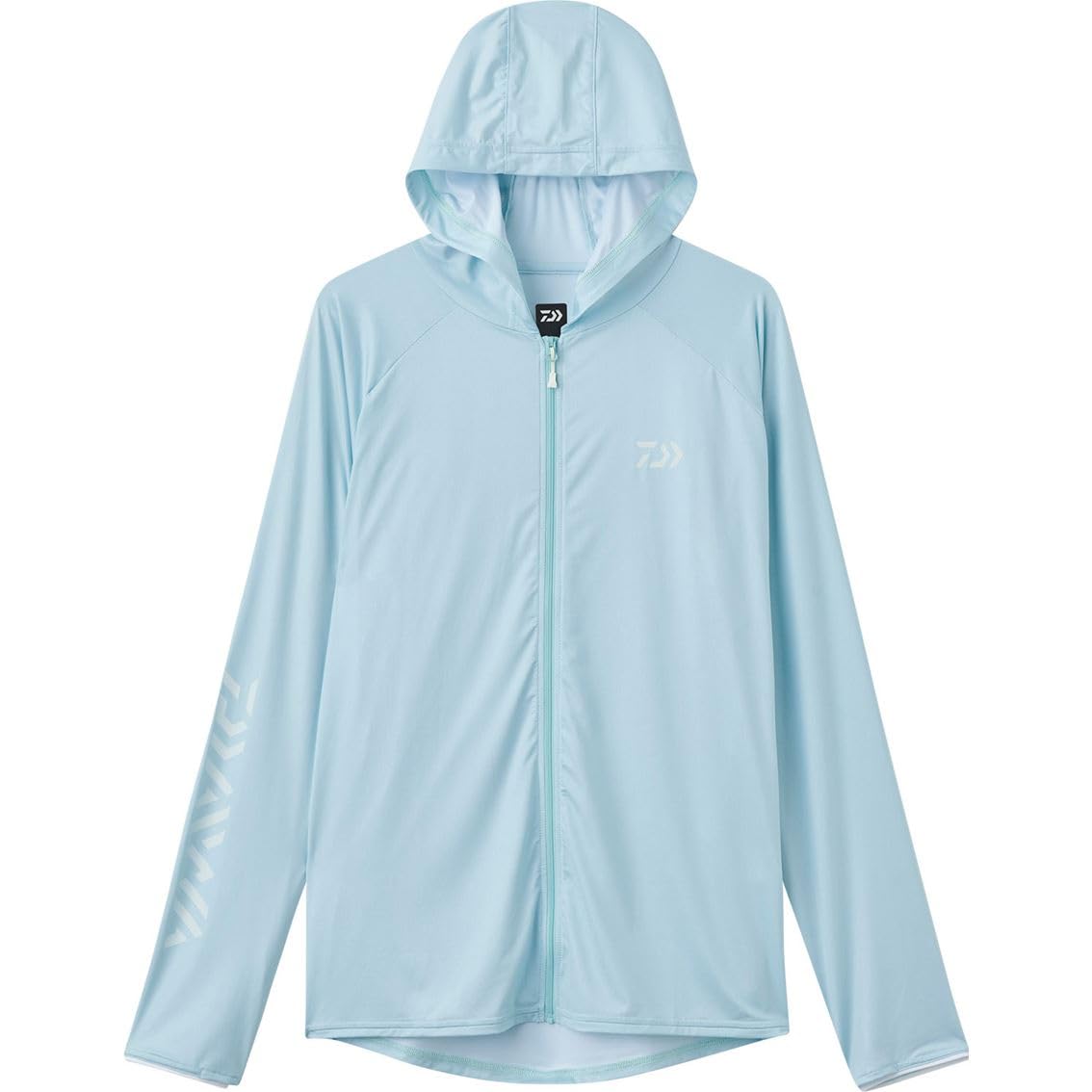 ICEDRY Hoodie Rash Guard Full Zip Ice Blue XL [Daiwa] DE-6125