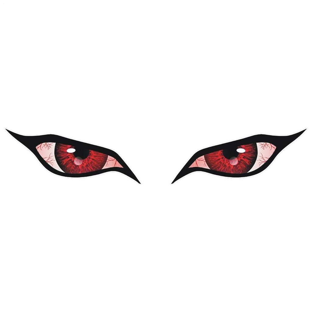 Qizaoly Motorcycle Eye Sticker, Evil Eye Sticker for Car | Spooky Rear Window Decoration