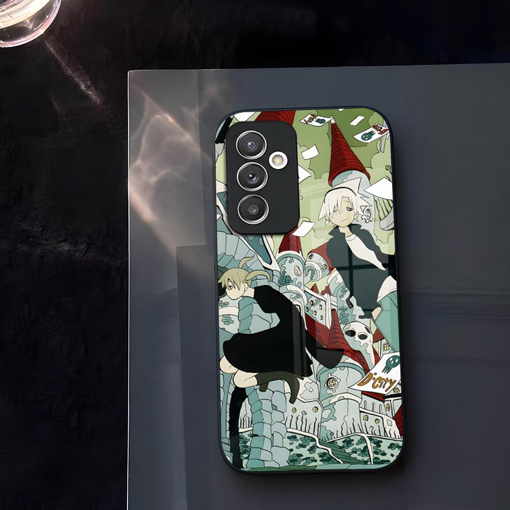 

Soul Eater Anime Hot Phone Case Glass For Samsung Galaxy S23 S24 S25 S21 S22 S20 Ultra Fe Plus A34 A54 A24 A52 A16 A53 M54 Cover Samsung S24 FE