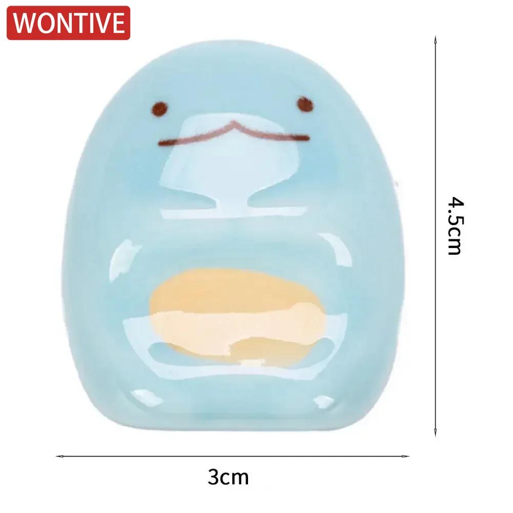 Cute Ceramic Chopstick Holder Creative Shape Adorable Appearance Porcelain- Cartoon Cat Bear Chopstick Kawai Tableware Holder