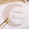 1/4Pcs Ramadan Kareem Placemats Table Ornaments 2026 Muslim Islamic Party Supplies Eid Mubarak PVC Table Mats Home Decoration