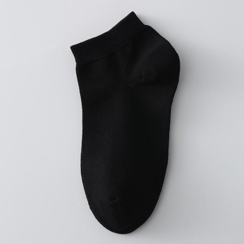 

Men s Breathable Black Cotton Crew Socks - Odor-Resistant, Sweat-Absorbent, Summer-Ready Sports Socks. One Size